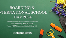 Japan Times will host Boarding & International School Day 2024