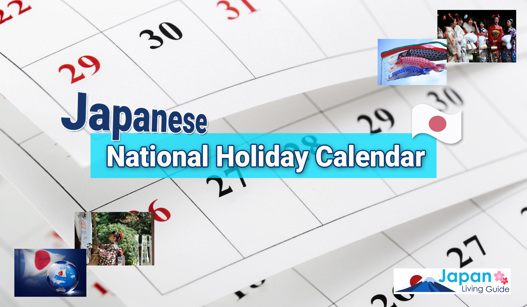 Japanese National Holiday Calendar Living