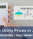 Public Utility Prices in Japan (Electricity, Gas, Water)